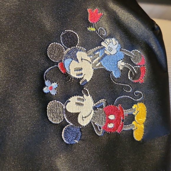 Disney Mickey And Minnie Mouse Black Backpack - Picture 2 of 15